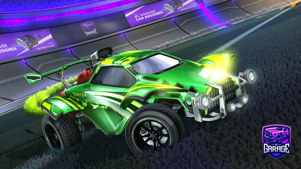 A Rocket League car design from NipaPaul