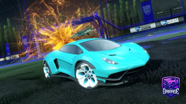A Rocket League car design from Danigamer1214