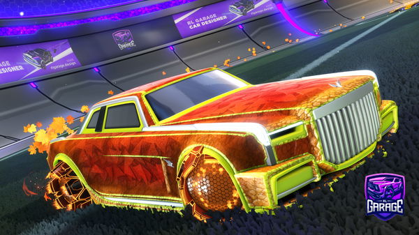 A Rocket League car design from SynxtyYT