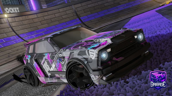 A Rocket League car design from AtomTrade