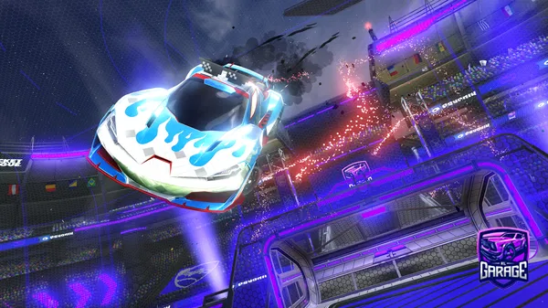 A Rocket League car design from AshEdNinja