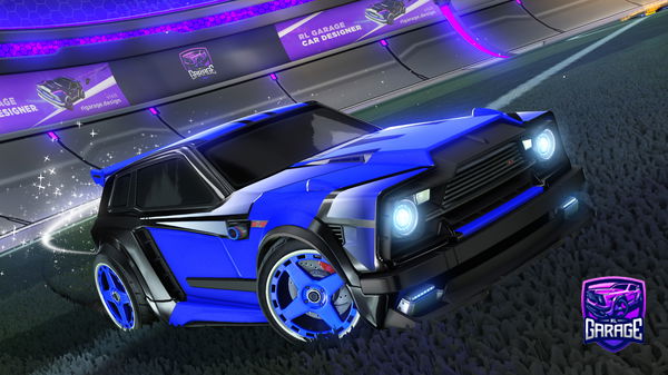 A Rocket League car design from smilingrn