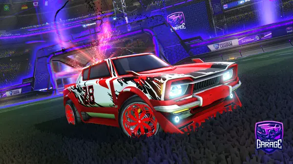 A Rocket League car design from Flerp720