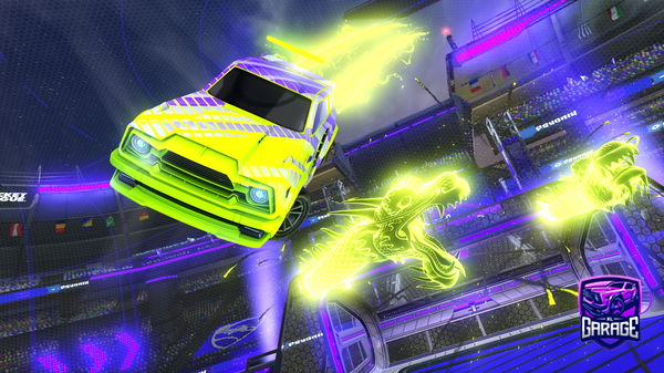 A Rocket League car design from PremiumLime