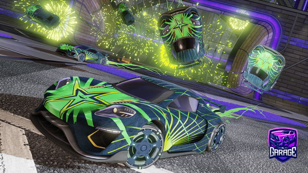 A Rocket League car design from GREENSTONE_TV