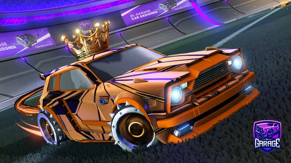 A Rocket League car design from XbonYT
