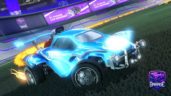 A Rocket League car design from Galaxcyrl