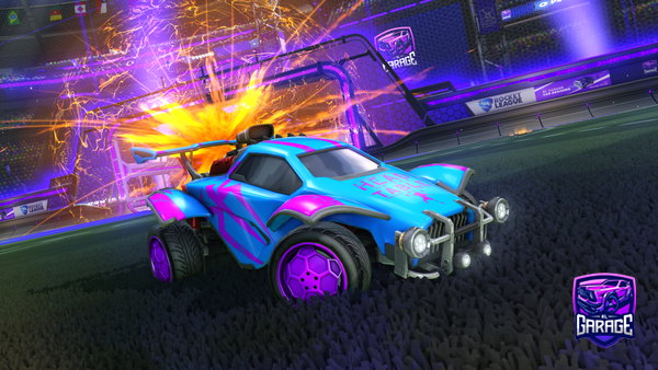 A Rocket League car design from Aibxk