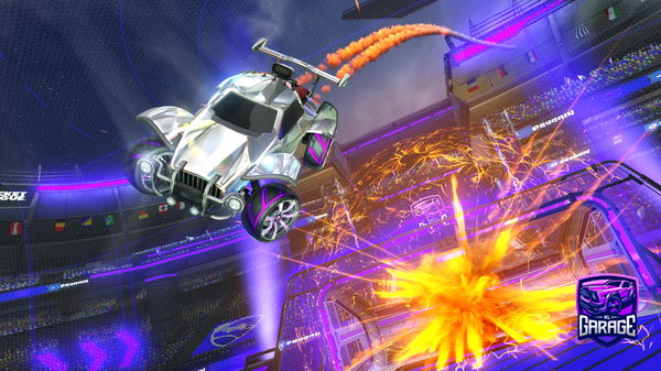 A Rocket League car design from Stickyphingerz