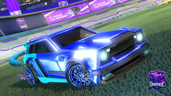 A Rocket League car design from Nateorus