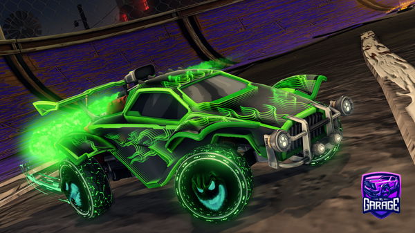 A Rocket League car design from Bad_plat_L