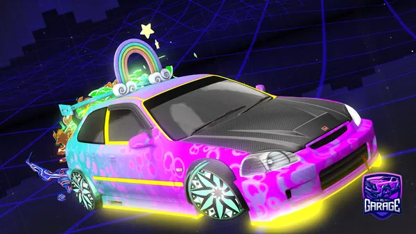 A Rocket League car design from befittingbee8333