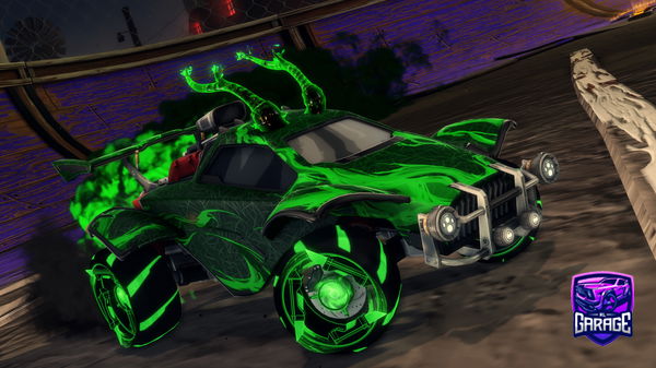 A Rocket League car design from Crocotullinge