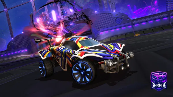 A Rocket League car design from BingChillingBalls