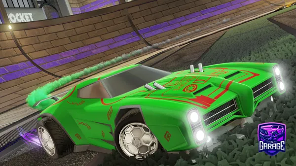A Rocket League car design from Ripperatschool