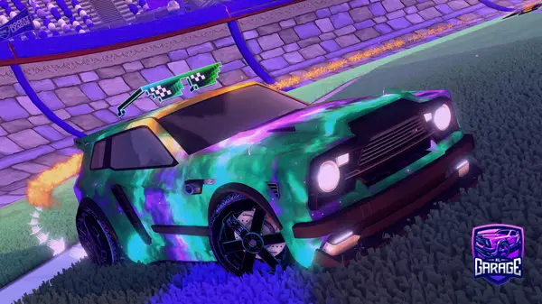 A Rocket League car design from palmtreezs