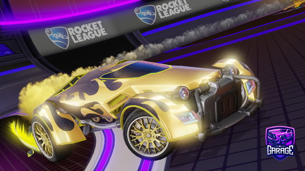 A Rocket League car design from Cephammon