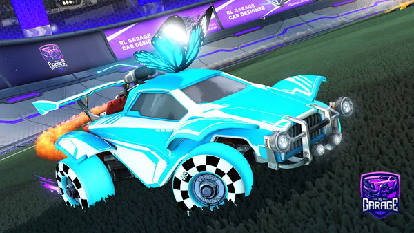 A Rocket League car design from Vizkus