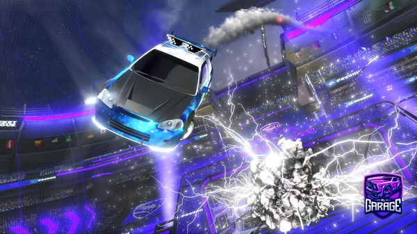 A Rocket League car design from xXEzbukets