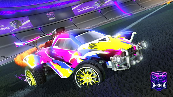 A Rocket League car design from Maroho10