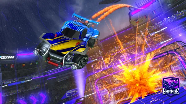 A Rocket League car design from MiniNey_