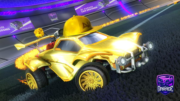 A Rocket League car design from plopblop2009