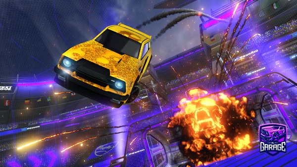 A Rocket League car design from CJMont12