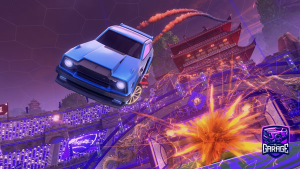 A Rocket League car design from p0xani