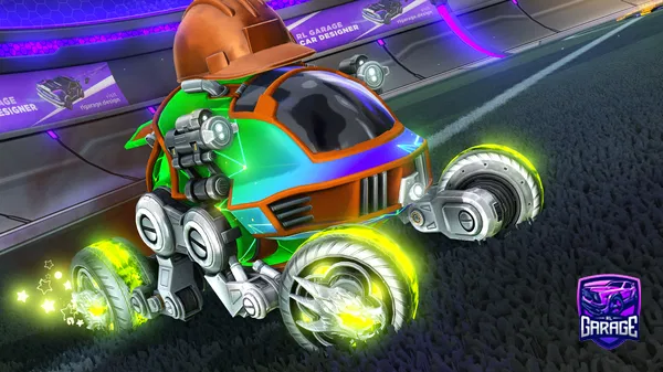 A Rocket League car design from SplitLemon