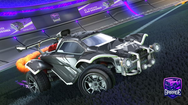 A Rocket League car design from Bozotrades