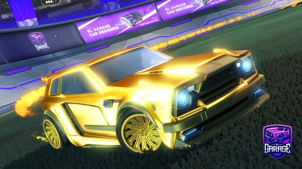 A Rocket League car design from TEEEJAYYY