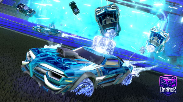 A Rocket League car design from HVLLXW