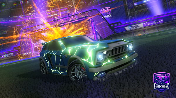 A Rocket League car design from shadydinosaur