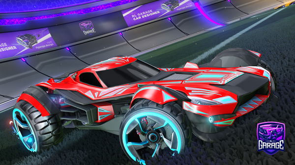 A Rocket League car design from dieguilin