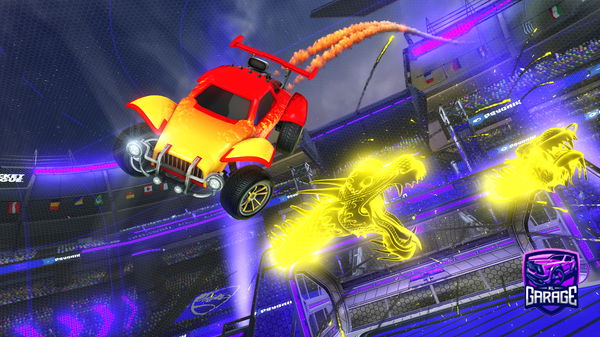 A Rocket League car design from kampfkaro