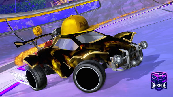 A Rocket League car design from SWIZZNALDO