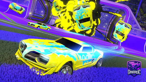 A Rocket League car design from SSGTRAILMIX