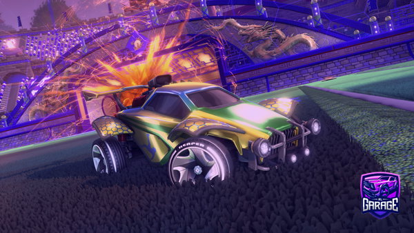 A Rocket League car design from mint999