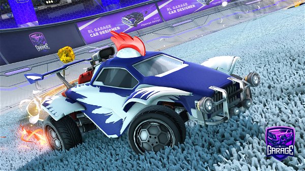 A Rocket League car design from sub2eerierl