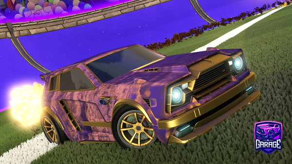 A Rocket League car design from Polka