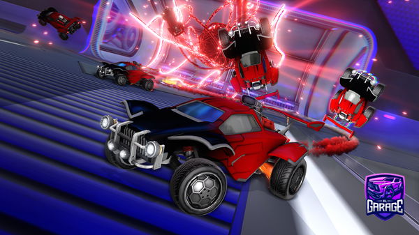 A Rocket League car design from Axetronics