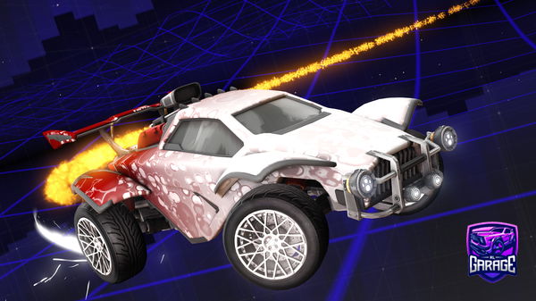 A Rocket League car design from Fluffydog44