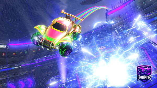 A Rocket League car design from LUKAMAKESTRADES