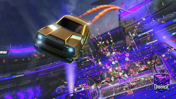 A Rocket League car design from BlossomedXD