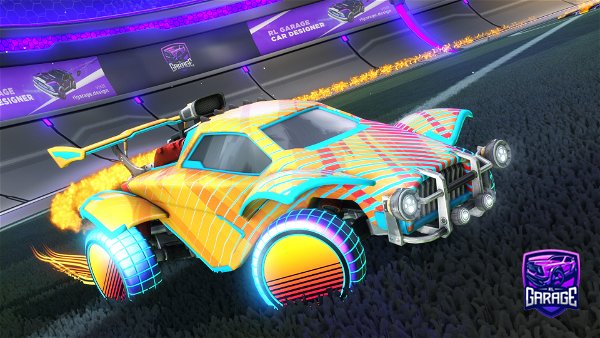 A Rocket League car design from colimati14