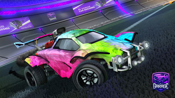 A Rocket League car design from SeeMyDescriptionPlz