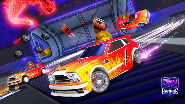 A Rocket League car design from mrmonkeyman79