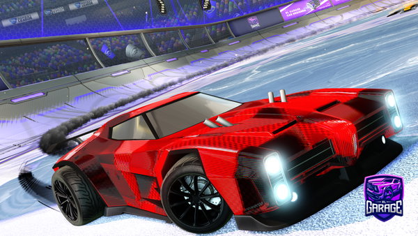 A Rocket League car design from aderfc