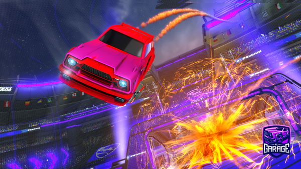 A Rocket League car design from Fullmarks