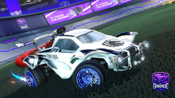 A Rocket League car design from Dedicatedv